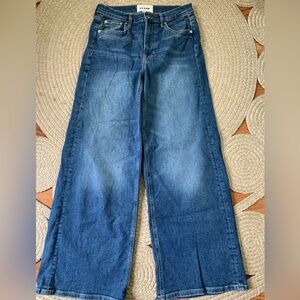 Boden High Rise Wide Leg Jeans